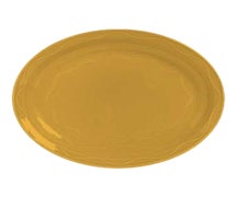 Syracuse China - Cantina Carved, Platter 11-5/8", Saffron Yellow
