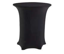 Contour Table Cover - Solid Pattern, For Cocktail Height Tables Up To 30"Diam., Black