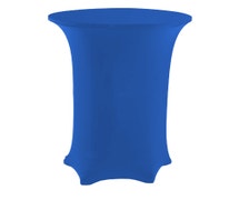 Contour Table Cover - Solid Pattern, For Cocktail Height Tables Up To 30"Diam., Royal Blue