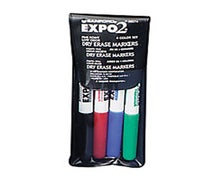 Central Restaurant Expo 498584 - Low Odor Dry Erase Marker, Asst Color, 4ct