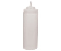 Allied Buying Corp SBC-24W Squeeze Bottle - One-End, Wide Mouth, 24 oz., Clear