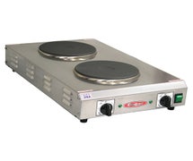 Allied Buying Corp CDR-2CFBCEN Electric Countertop Range - Two 7-1/2"Diam Burners, Front to Back
