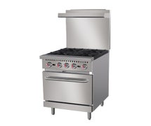 Value Series CR4 - 24", 4 Burner Commercial Gas Range, LP Gas