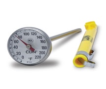 CDN IRT220 Pocket Dial Thermometer with Danger Zone Indicator - 0 Degree to +220 Degree Range