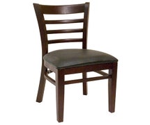 American Tables & Seating 880 Cabaret Ladder Back Wood Side Chair, Grade 4 Vinyl