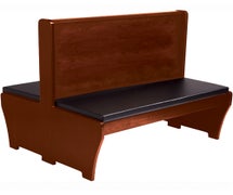 American Tables and Seating AWD-48 Basic Booth with Seat Pad Only, Double, 38"D, 18" Seat Height
