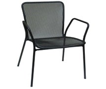 ATS 91 Metal Powder Coated Outdoor Chair with Arms
