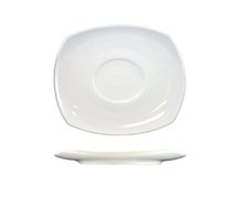 Quad Square Saucer, 5-3/4"Wx5-3/4"H, Case of 3 Dozen