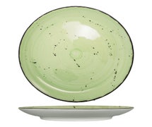 Rotana Round Coupe Plate, 7" Diam., Lime