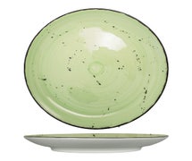 Rotana Round Coupe Plate, 9" Diam., Lime