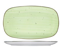 Rotana Oblong Platter, 12"Wx9"D, Lime