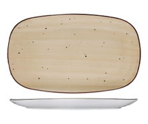 Rotana Oblong Platter, 12"Wx9"D, Wheat