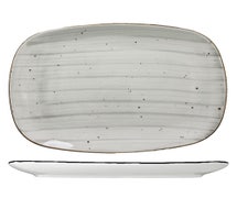 Rotana Oblong Platter, 14"Wx9-1/2", Stone