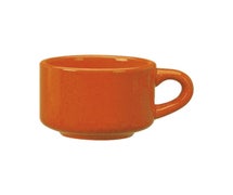 Cancun Round Cup, 7-1/2 oz., Orange