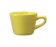 Cancun 7 oz. Tall Cup with Handle, Yellow