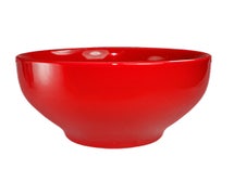 Cancun 15 oz. Footed Bowl, 5" Diam., Crimson Red