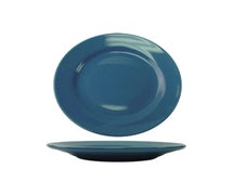 Central Exclusive by ITI CA-6-LB Cancun 6-5/8" Diam. Blue Plate