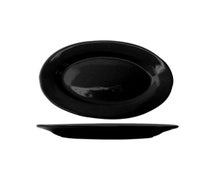 Cancun Oval Platter, 11-1/2"Wx8-1/4"D, Black