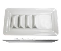 Rectangular Taco Plate, Bright White