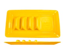 Rectangular Taco Plate, Maize Yellow