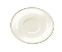 ITI 822-01S Latte Saucer, 6-1/8" Dia., Round, American White