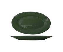 ITI CA-12-B Platter, 10-3/8" X 7-1/4", Oval, Green
