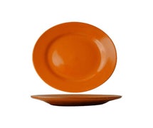 ITI CA-21-B Plate, 12" Dia., Round, Orange
