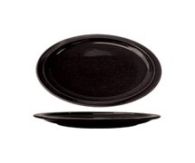 ITI CAN-12-B Platter, 9-3/4" X 7", Oval, Black