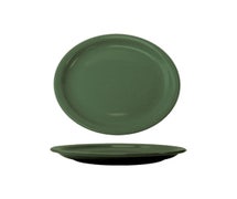 ITI CAN-16-B Plate, 10-1/2" Dia., Round, Green