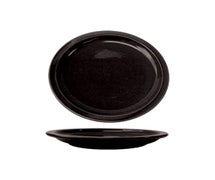 ITI CAN-6-B Plate, 6-1/2" Dia., Round, Black