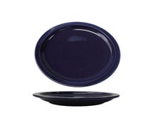 ITI CAN-8-B Plate, 9" Dia., Round, Cobalt Blue