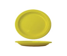 ITI CAN-8-B Plate, 9" Dia., Round, Yellow