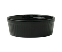 ITI RAMF-10-B Ramekin, 8 Oz., 4-3/8" Dia. X 1-3/4"H, Black