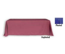 Radius Display Products TCT6F - Table Cover for Rectangular Tables 30"Wx72"D, Black, Pleated