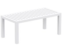 Compamia ISP069-WHI Ocean Rectangle Cofee Table White, EA of 1/EA