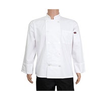 Ritz RZCOATWH - White Long Sleeve Chef Coat - Sizes Small to Large, Large
