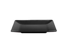 Square Melamine Displayware - Small Square Plate, Black