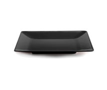 Square Melamine Displayware - Medium Square Plate, Black