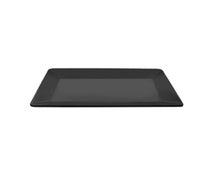 Square Melamine Displayware - Rectangular Platter, 18"Wx11-1/2"D, Black