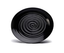 Melamine Specialty Dinnerware - Round Plate 12", Black