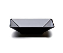 Elite Global DB834SQ - Squared Contemporary Melamine Bowl - 40 oz., Black, 6/CS