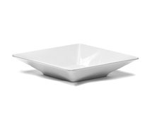Elite Global DB834SQ - Squared Contemporary Melamine Bowl - 40 oz., White, 6/CS