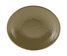 Contemporary Melamine Dinnerware - Round Plate 8", Olive Green, 6/CS