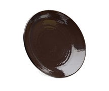 Contemporary Melamine Dinnerware - Round Plate 10", Chocolate, 6/CS