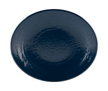 Contemporary Melamine Dinnerware - Round Plate 10", Dark Blue, 6/CS