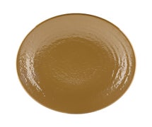 Contemporary Melamine Dinnerware - Round Plate 10", Hazelnut, 6/CS