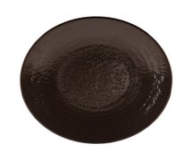 Contemporary Melamine Dinnerware - Round Plate 11", Chocolate, 6/CS