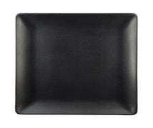 Elite Global Solutions ECO66SQ -B Square Plate, 6" sq. x 5/8" H. CS of 6/EA, Black