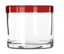 Libbey 92302 12 Ounce Aruba Rocks Glass, Red