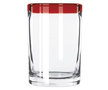 Libbey 92303 16 Ounce Aruba Cooler Glass, Red